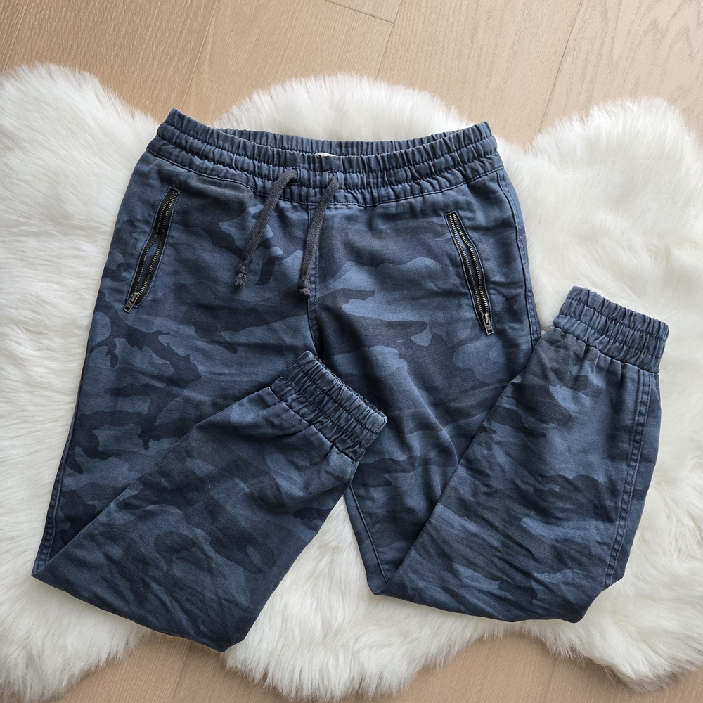TNA Blue Camouflage Joggers